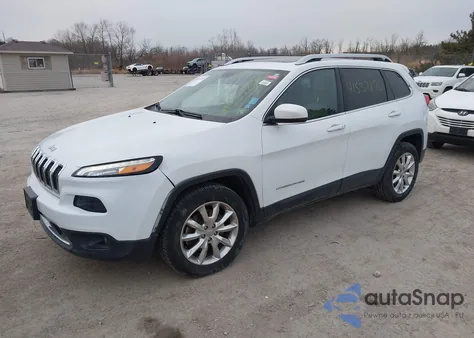 2016 Jeep Cherokee Limited z USA, uszkodzony, nr VIN 1C4PJMDS9GW121065